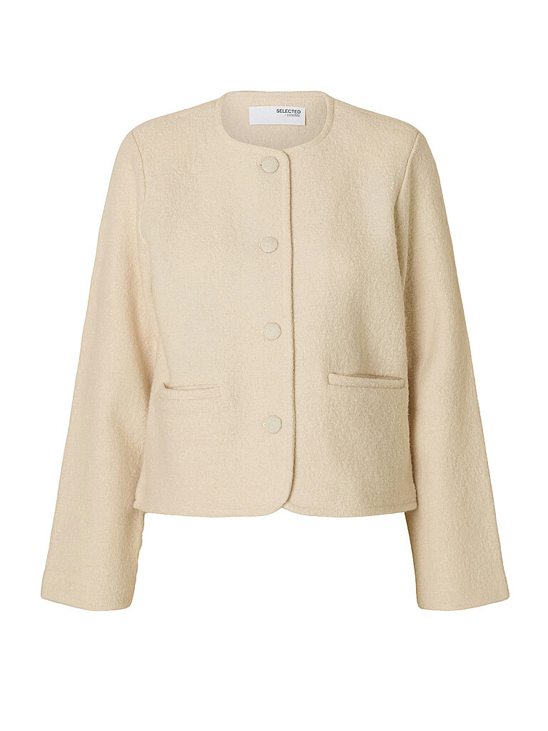 SELECTED FEMME Strickjacke SLFDARLA  creme | L von Selected Femme