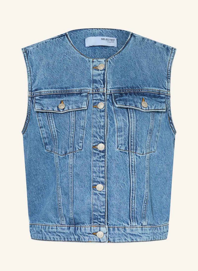 Selected Femme Jeansweste blau von Selected Femme