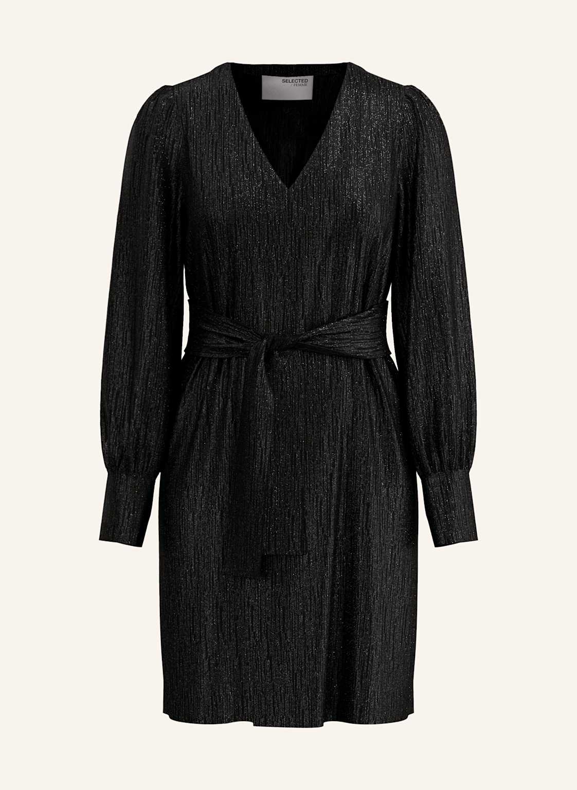 Selected Femme Kleid Mit Glitzergarn schwarz Selected Femme Kleid Mit Glitzergarn schwarz von Selected Femme