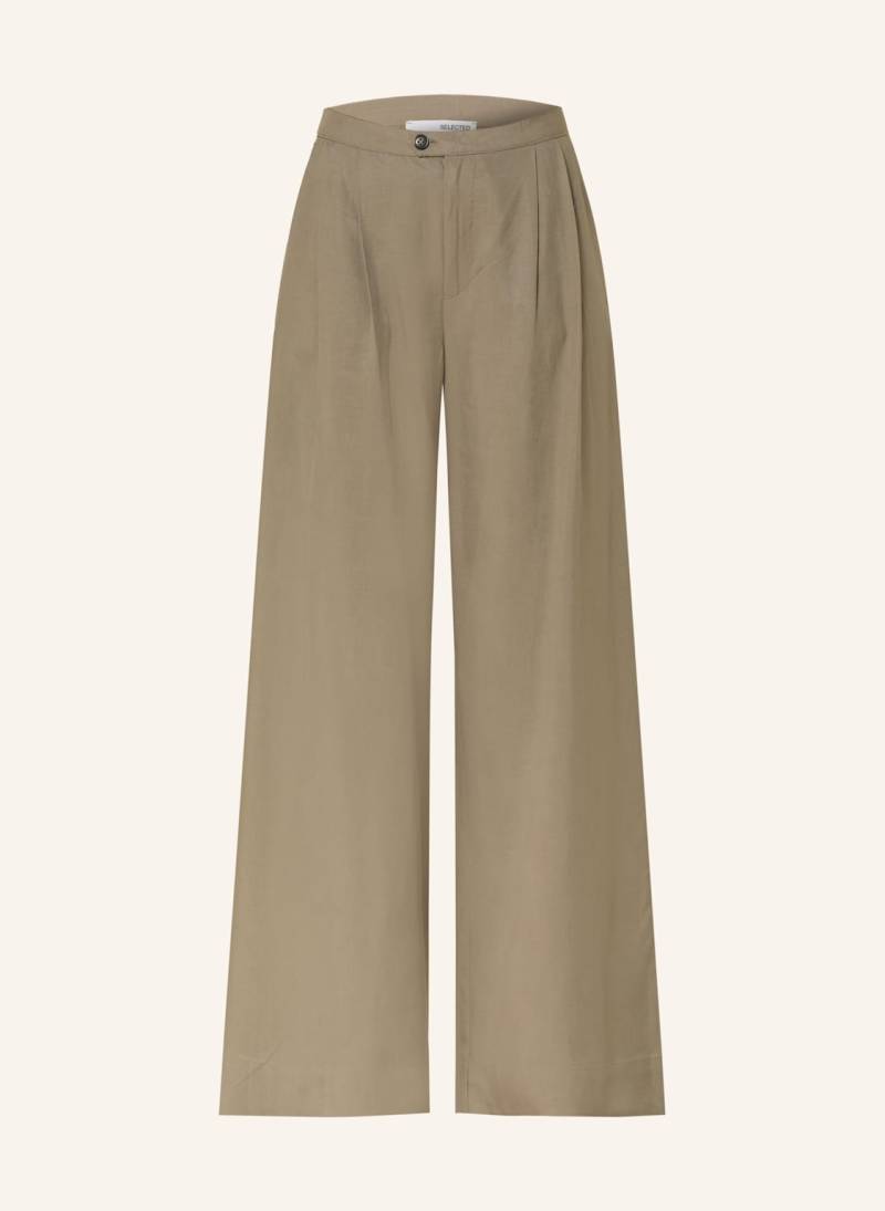 Selected Femme Marlenehose gruen von Selected Femme