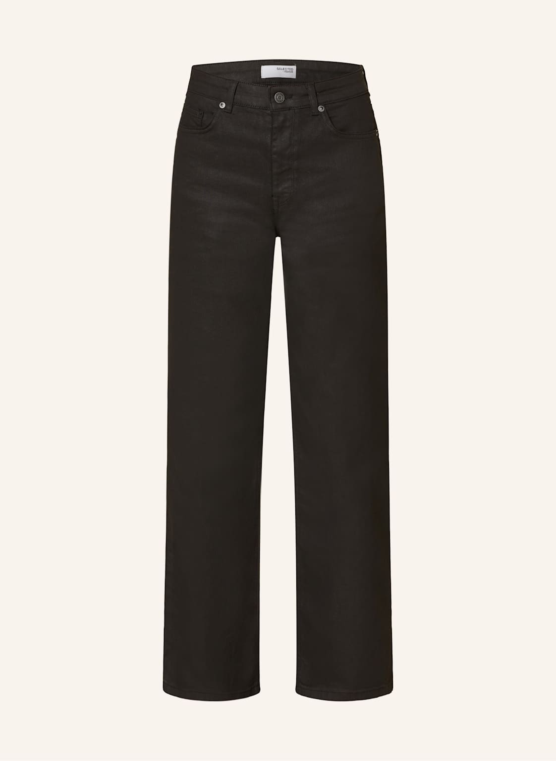 Selected Femme Straight Jeans schwarz von Selected Femme