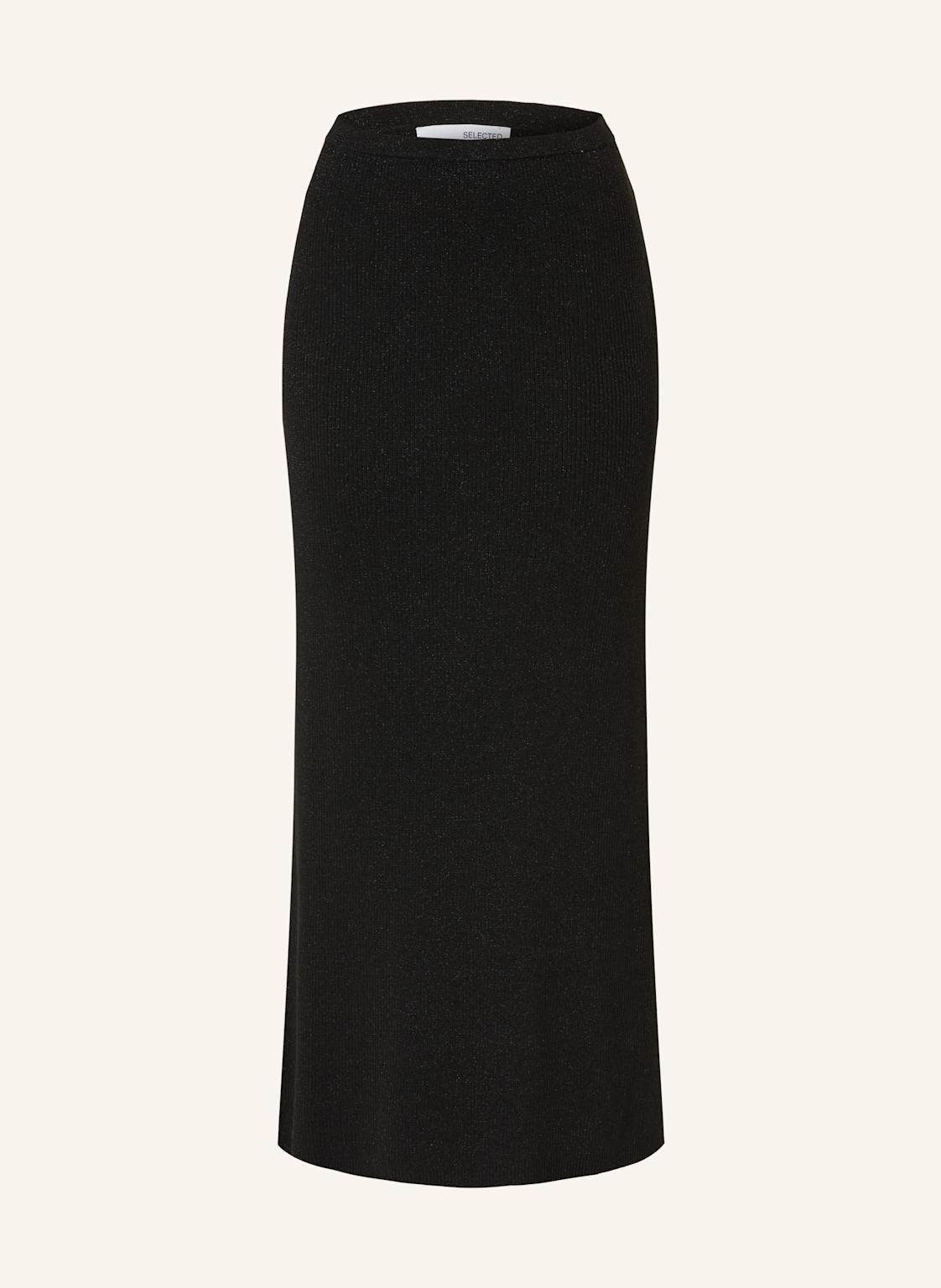 Selected Femme Strickrock Mit Glitzergarn schwarz Selected Femme Strickrock Mit Glitzergarn schwarz von Selected Femme