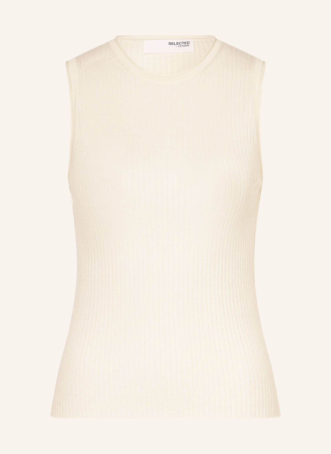 Selected Femme Stricktop beige Selected Femme Stricktop beige von Selected Femme