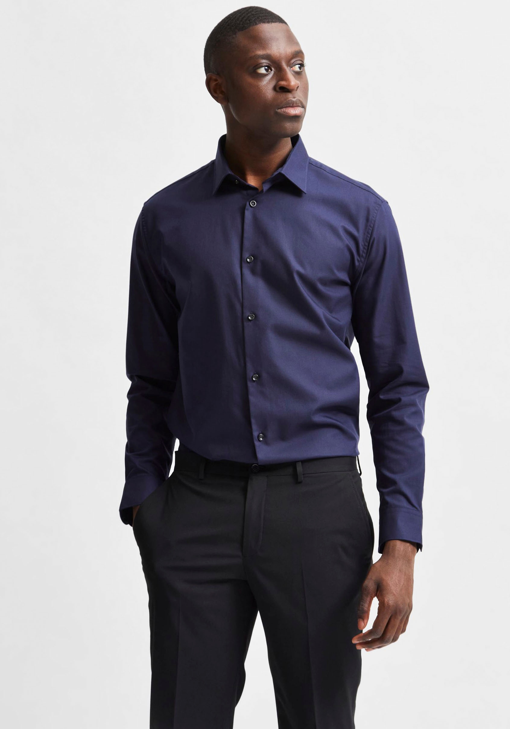 SELECTED HOMME Businesshemd »SLHSLIMETHAN SHIRT« SELECTED HOMME Businesshemd »SLHSLIMETHAN SHIRT« von Selected Homme