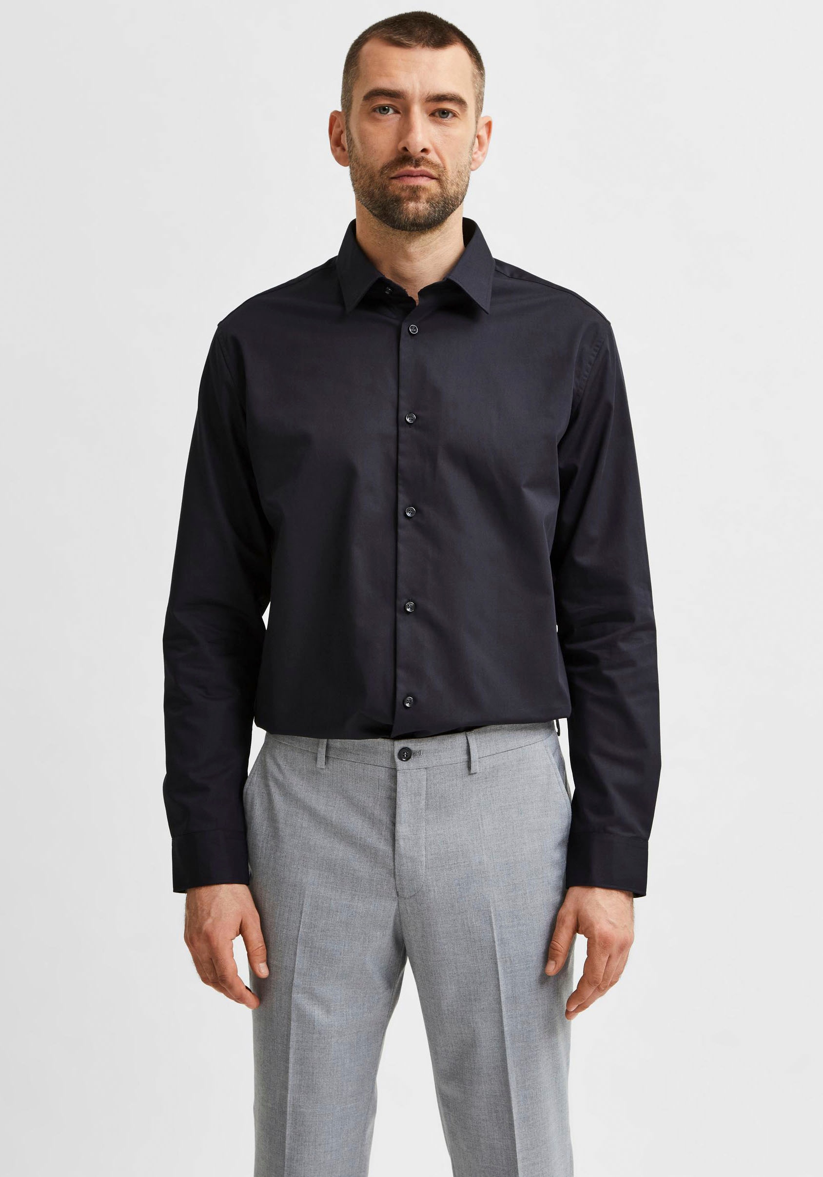 SELECTED HOMME Businesshemd »SLHSLIMETHAN SHIRT« SELECTED HOMME Businesshemd »SLHSLIMETHAN SHIRT« von Selected Homme