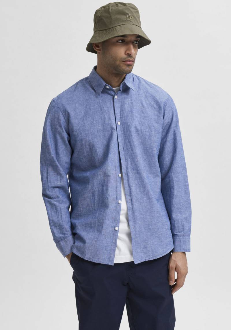 SELECTED HOMME Leinenhemd »NEW-LINEN SHIRT«, unifarben von Selected Homme