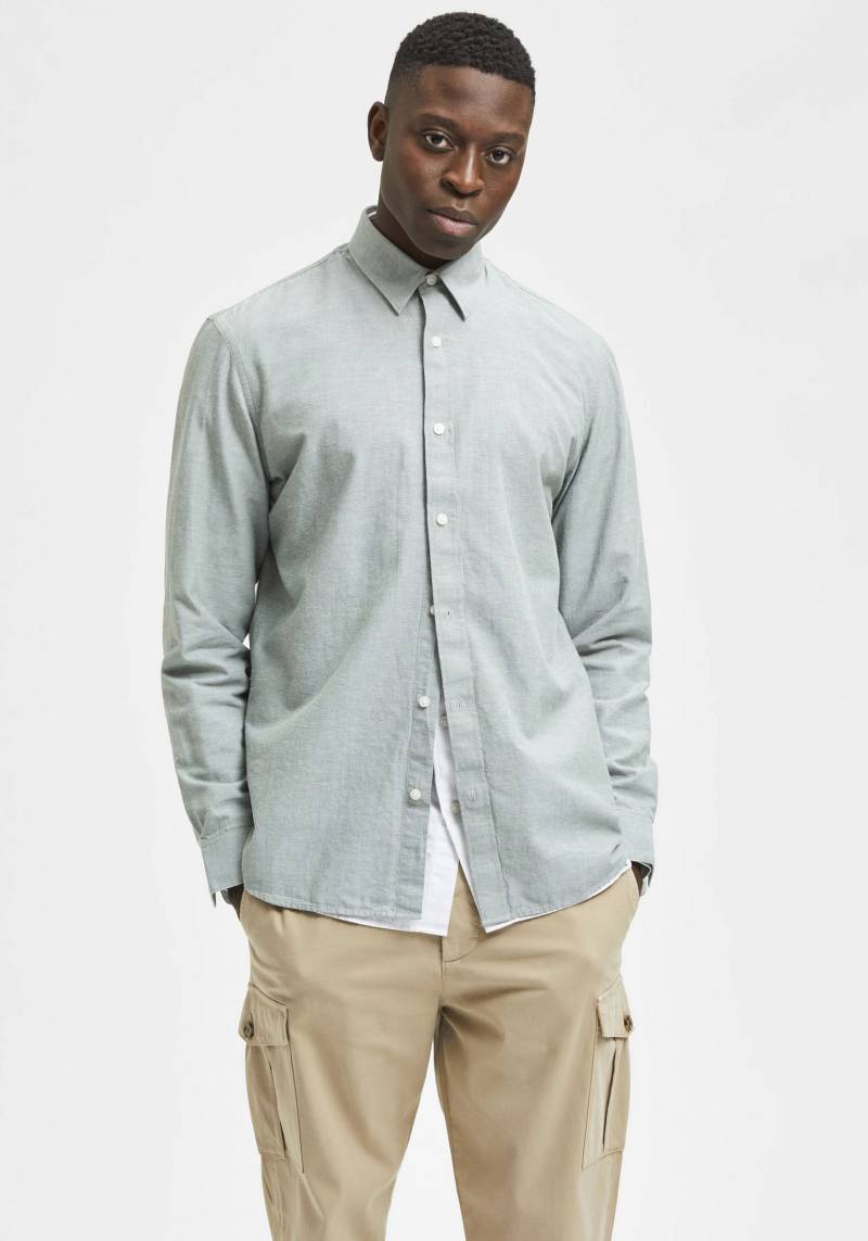 SELECTED HOMME Leinenhemd »NEW-LINEN SHIRT«, unifarben von Selected Homme