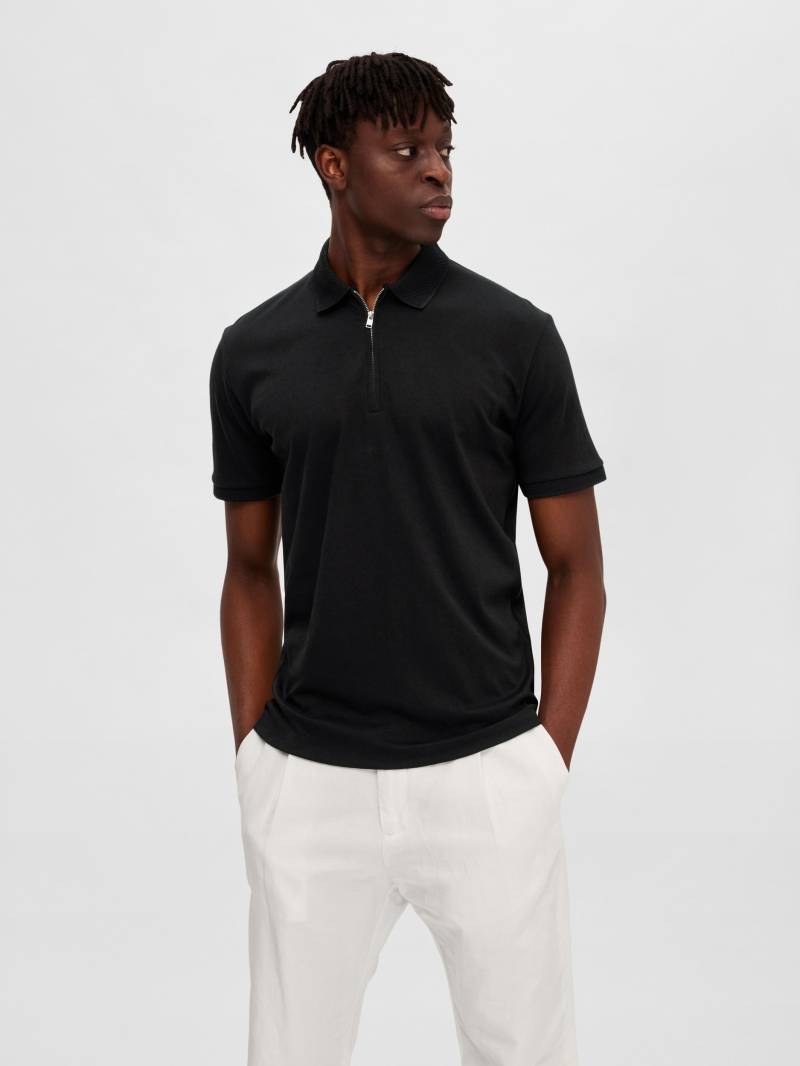 SELECTED HOMME Poloshirt »SLHFAVE ZIP SS POLO NOOS« von Selected Homme