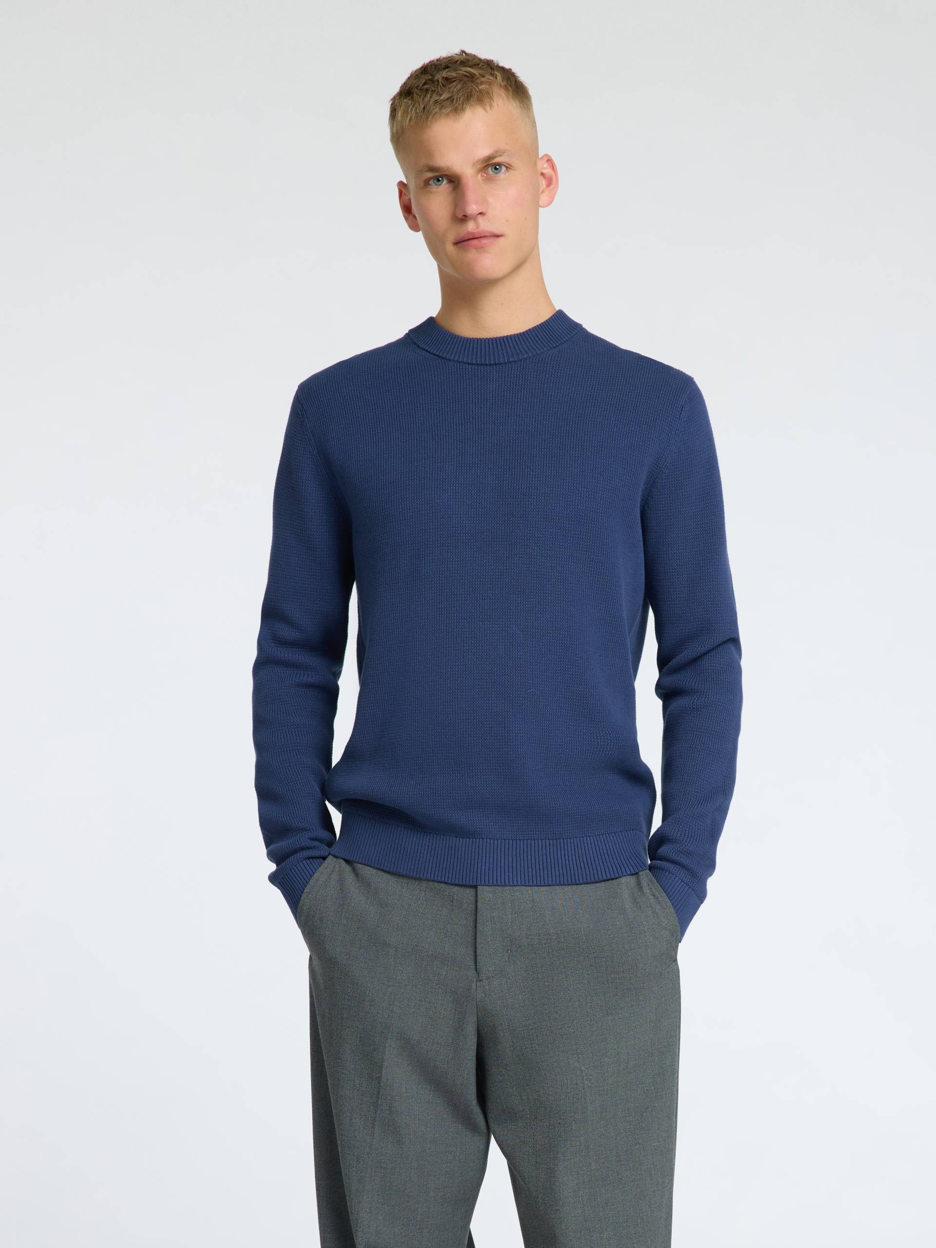 SELECTED HOMME Rundhalspullover »SLHDANE LS KNIT STRUCTURE CREW NECK NOOS« SELECTED HOMME Rundhalspullover »SLHDANE LS KNIT STRUCTURE CREW NECK NOOS« von Selected Homme