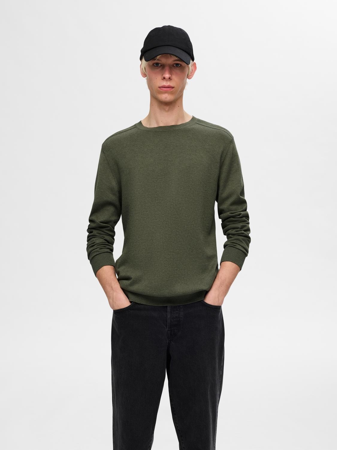 SELECTED HOMME Strickpullover »SLHBERG CREW NECK NOOS« von Selected Homme