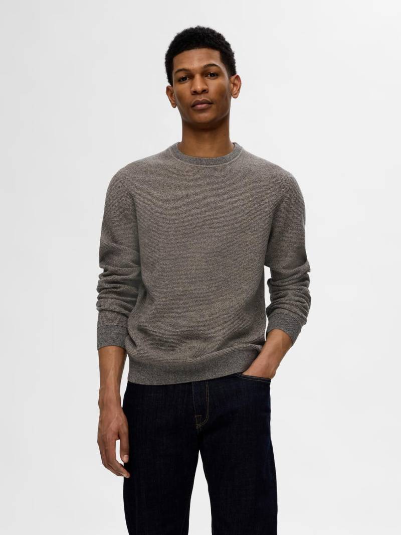 SELECTED HOMME Strickpullover »SLHROSS LS KNIT STRUCTURE CREW NECK NOOS« von Selected Homme