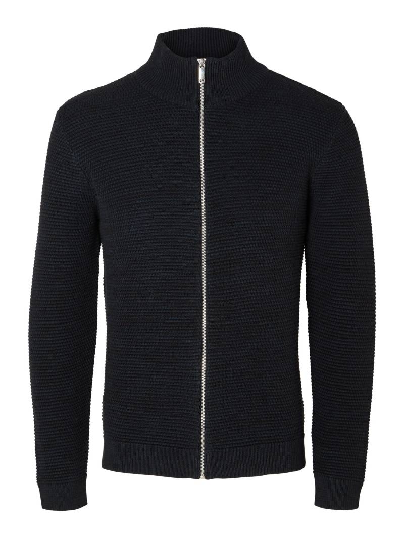 SELECTED HOMME Strickpullover »SLHVINCE LS KNIT BUBBLE FULL ZIP NOOS« von Selected Homme