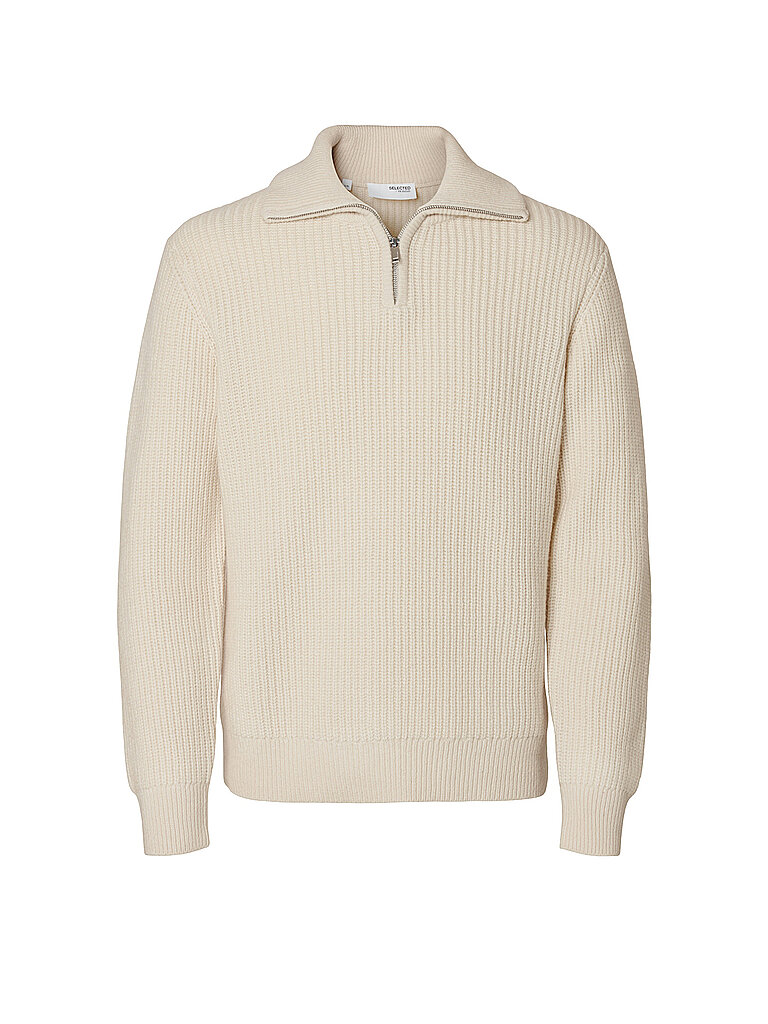 SELECTED Troyer Pullover SLHLAND creme | L von Selected