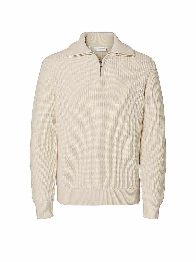 SELECTED Troyer Pullover SLHLAND creme | M von Selected