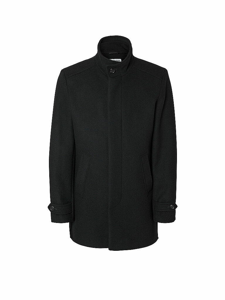 SELECTED Wollmantel SLHNEW schwarz | L von Selected