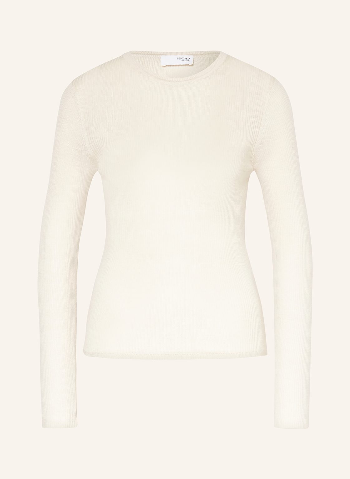 Selected Femme Longsleeve beige von Selected Femme