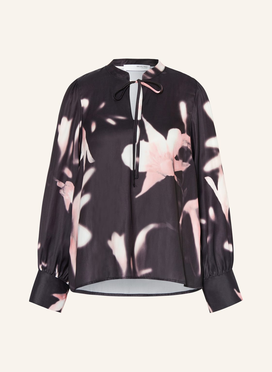 Selected Femme Satinbluse schwarz Selected Femme Satinbluse schwarz von Selected Femme
