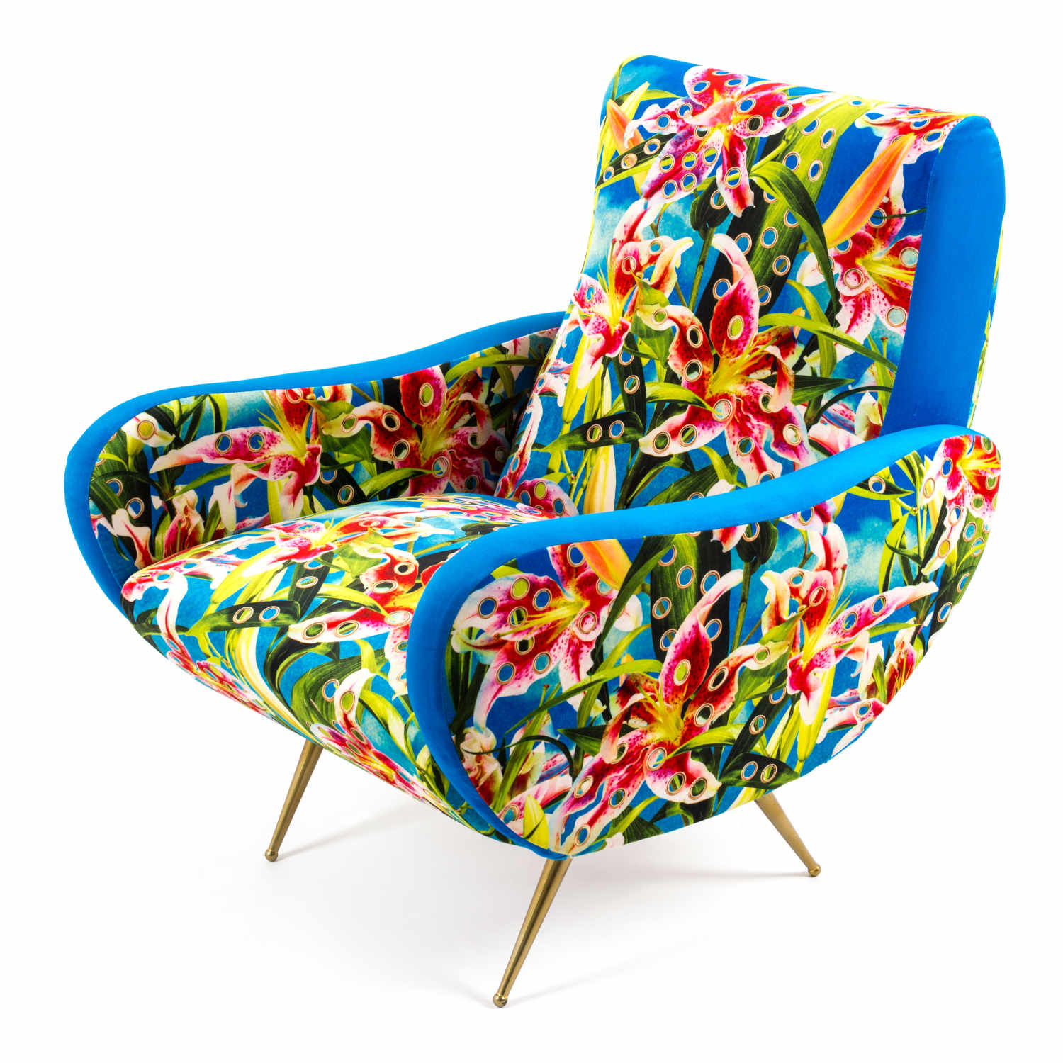 Armchair Toiletpaper Sessel , Motiv blume von Seletti