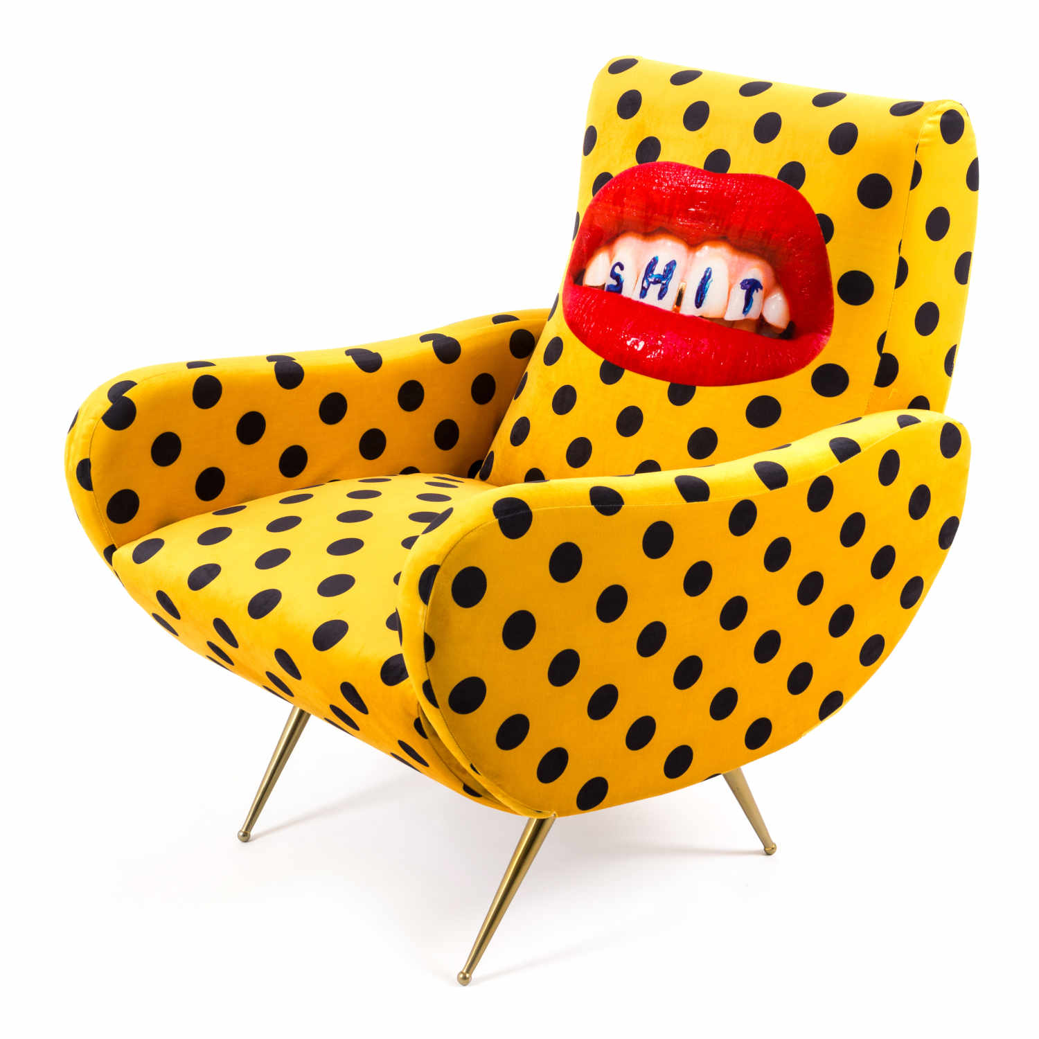 Armchair Toiletpaper Sessel , Motiv shit von Seletti