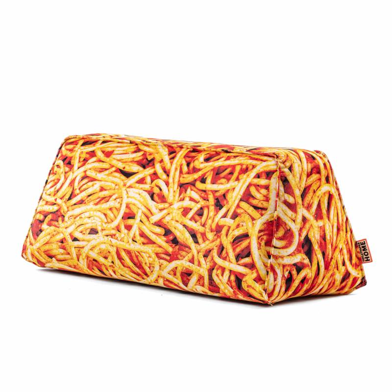 Backrest Toiletpaper Rückenlehne, Motiv spaghetti von Seletti