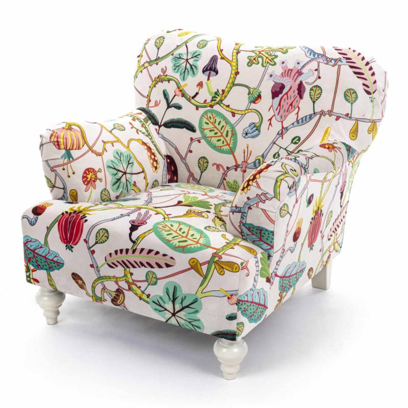 Botanical Diva Armchair Sessel , Farbe weiss von Seletti