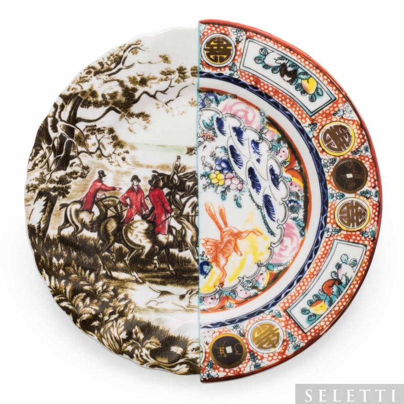 Hybrid Dinner Plate Speiseteller , Motiv eusapia von Seletti