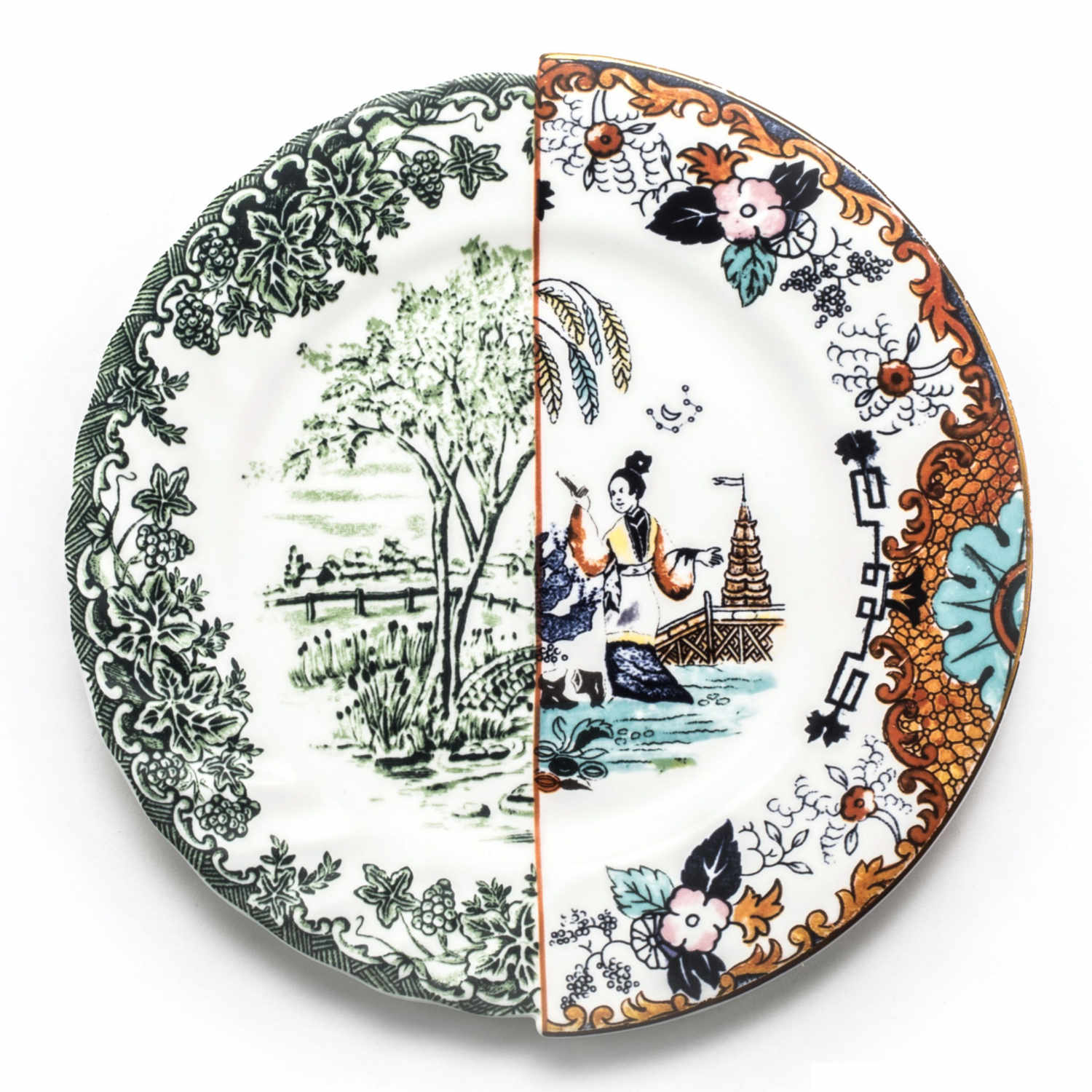 Hybrid Dinner Plate Speiseteller , Motiv ipazia von Seletti