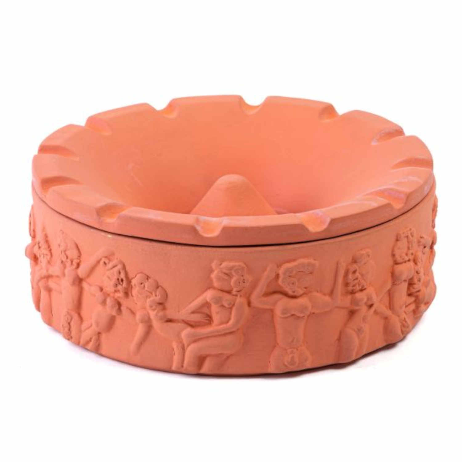 Magna Graecia Ashtray Dialogues Objekt, Farbe terrakotta Magna Graecia Ashtray Dialogues Objekt, Farbe terrakotta von Seletti