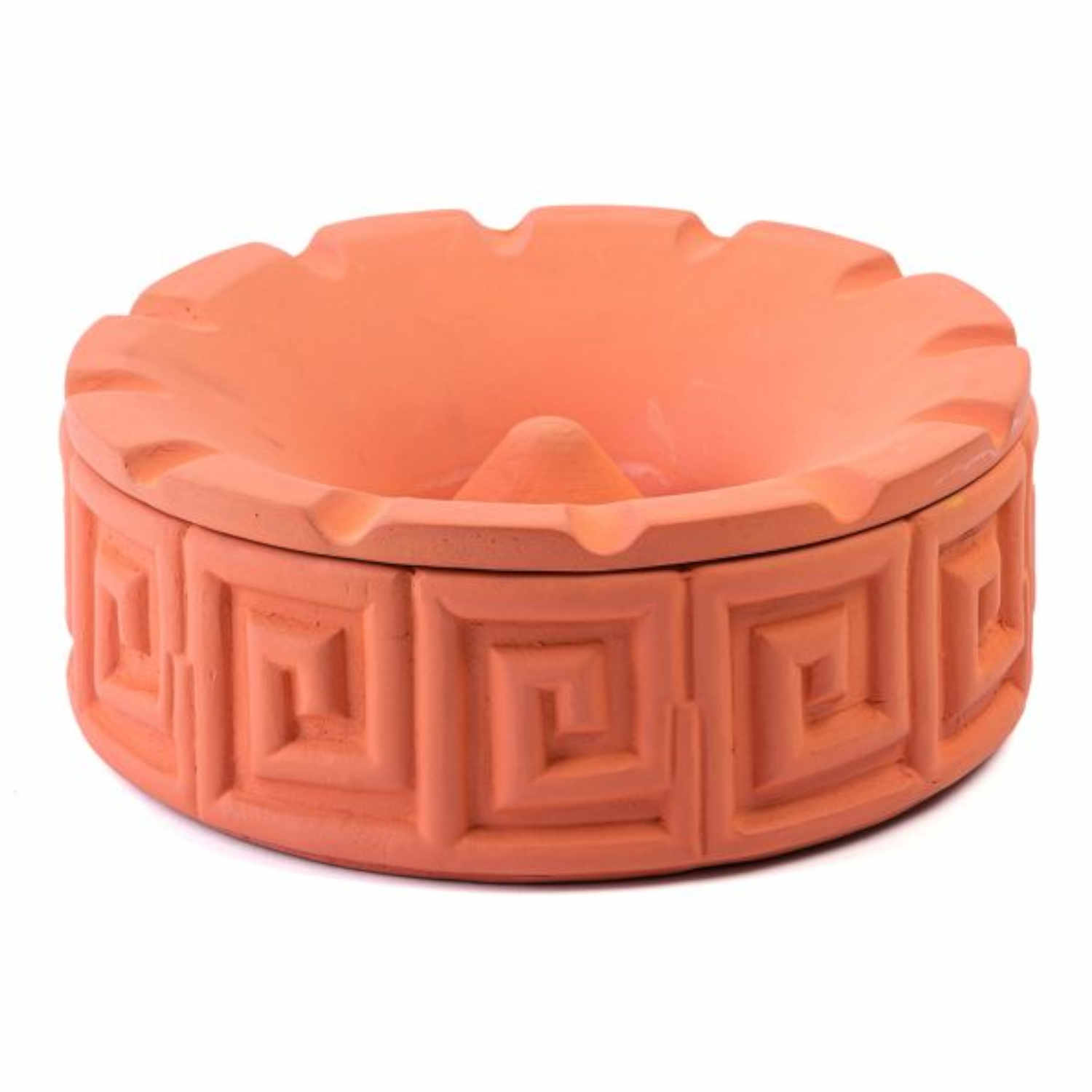 Magna Graecia Ashtray Greche Objekt, Farbe terrakotta von Seletti