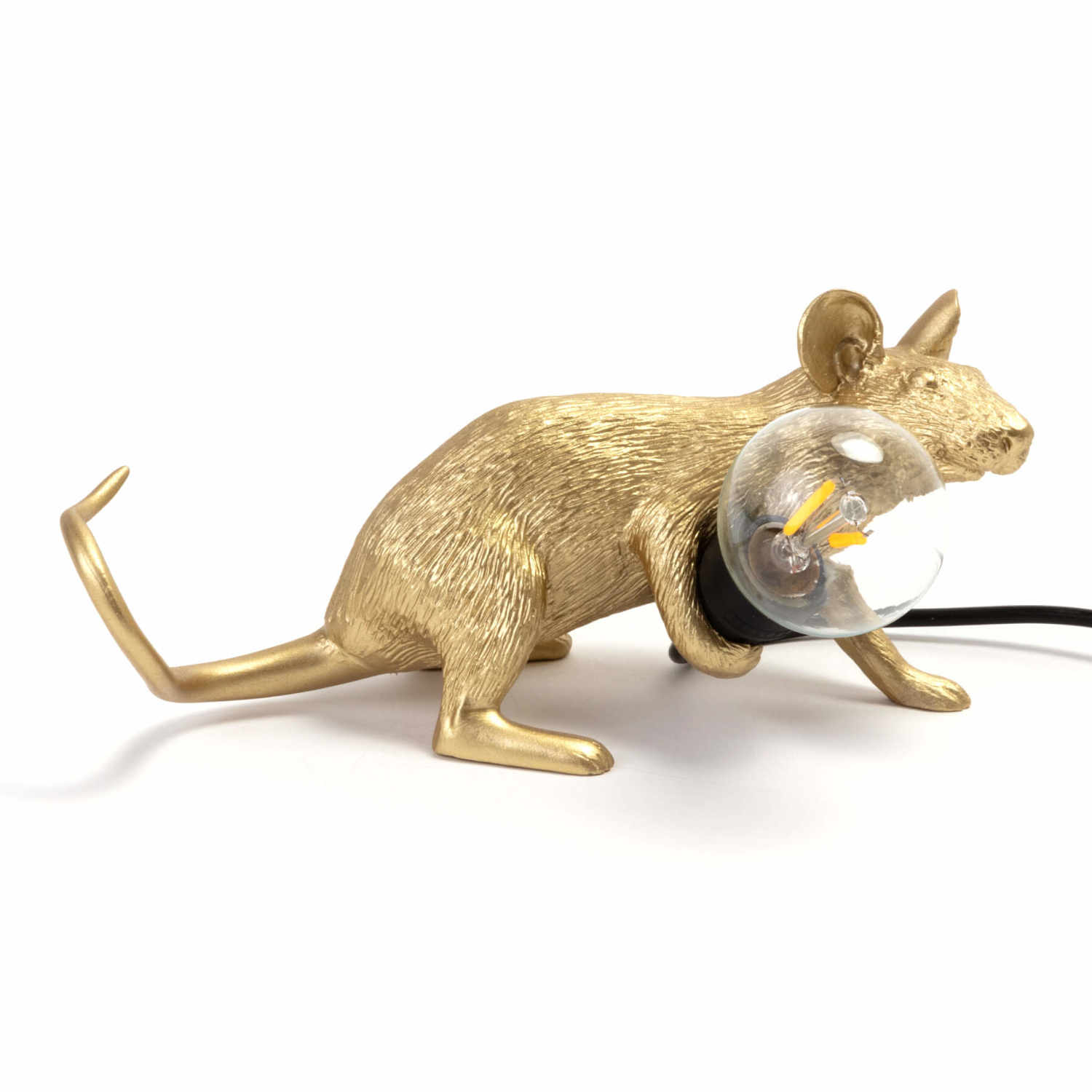 Mouse Lamp Gold USB LED Tischleuchte, Ausführung liegend Mouse Lamp Gold USB LED Tischleuchte, Ausführung liegend von Seletti