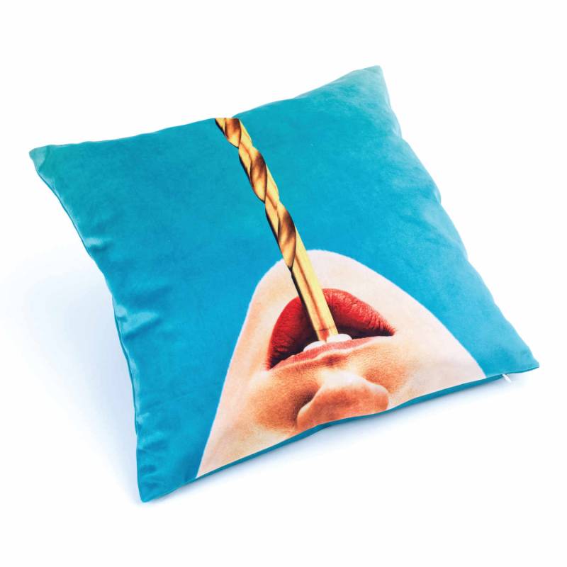 Pillow - Toiletpaper Dekokissen , Motiv drill von Seletti