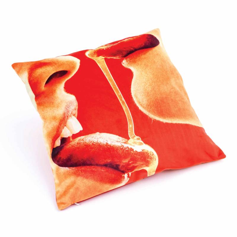 Pillow - Toiletpaper Dekokissen , Motiv honig von Seletti