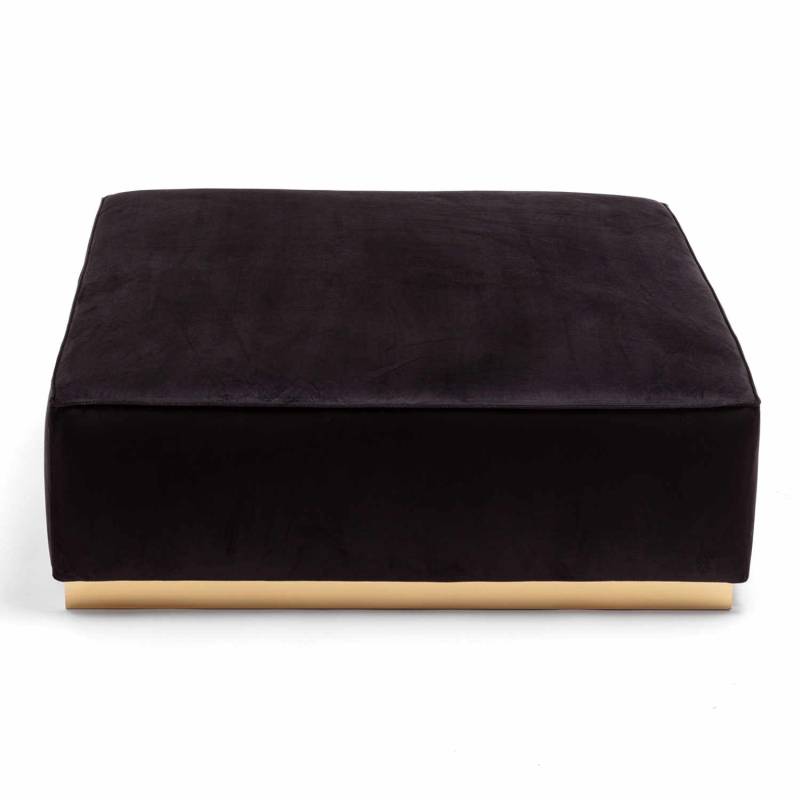 Pouf Toiletpaper Hocker, Motiv black von Seletti