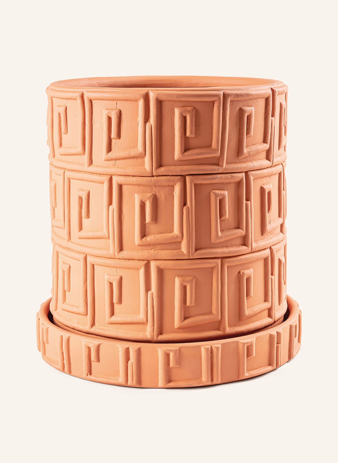 Seletti Blumentopf Magna Graecia Greca braun Seletti Blumentopf Magna Graecia Greca braun von Seletti