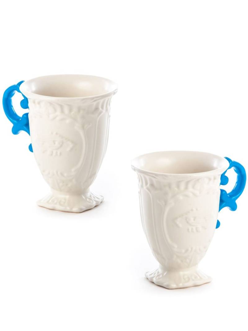 Seletti I-Wares porcelain mug (set of two) - White von Seletti