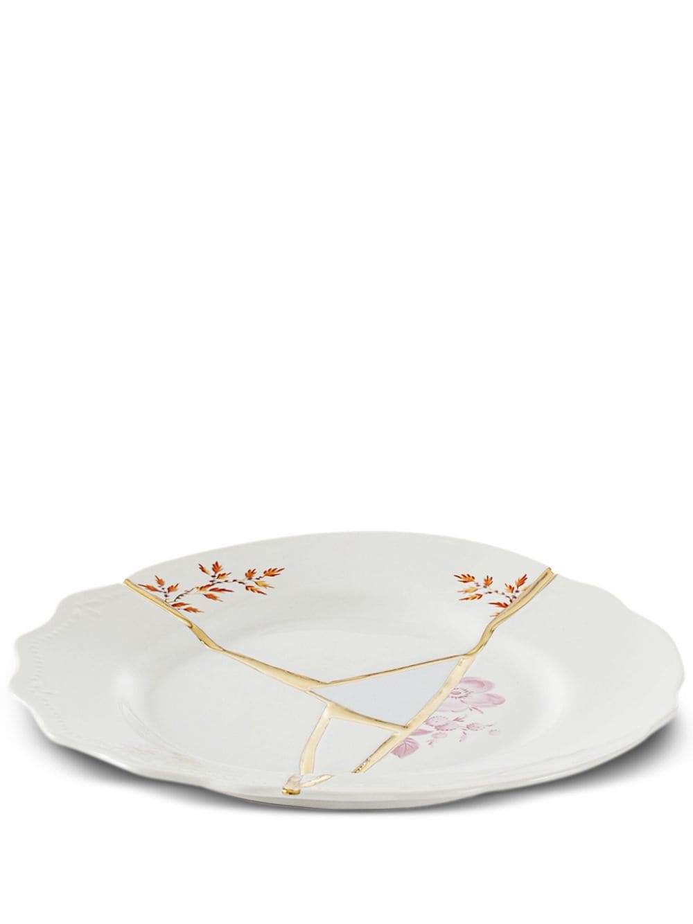 Seletti Kintsugi dessert plate - White von Seletti