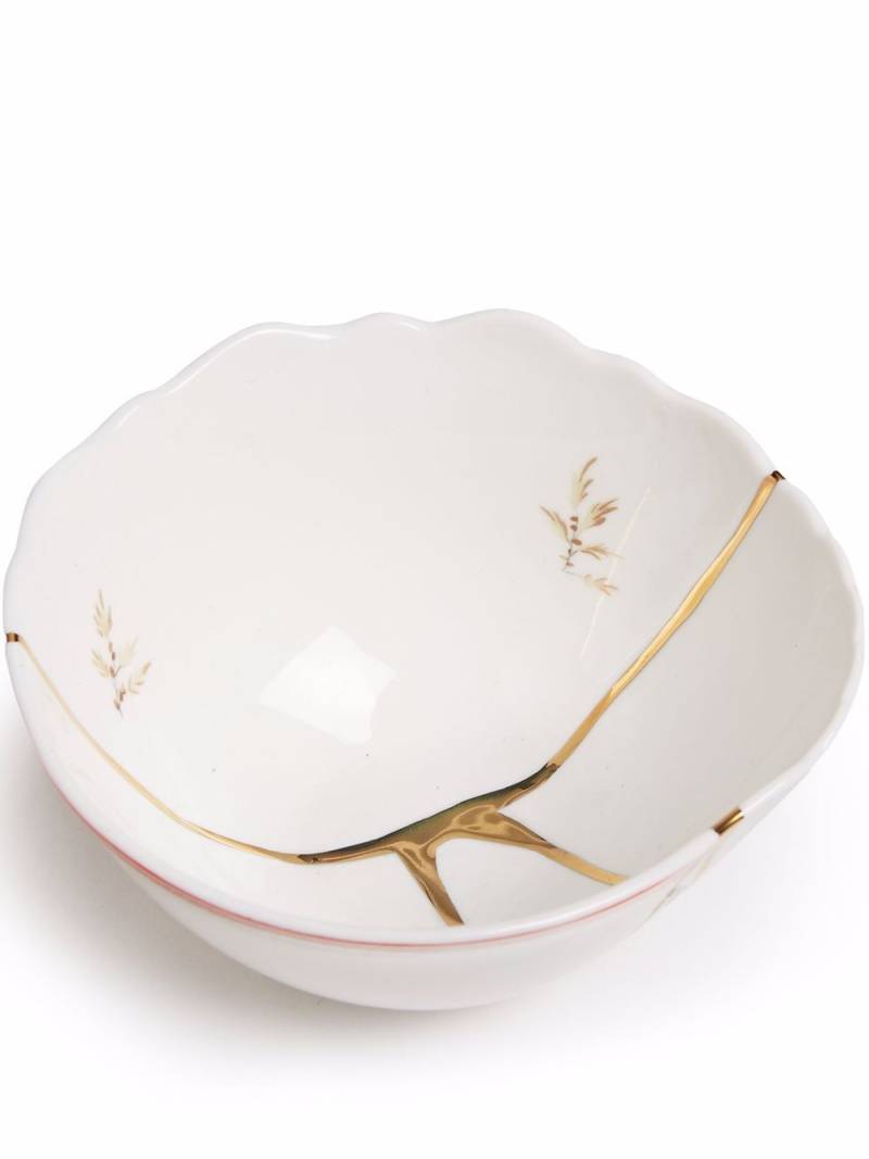 Seletti Kintsugi fruit bowl - White von Seletti