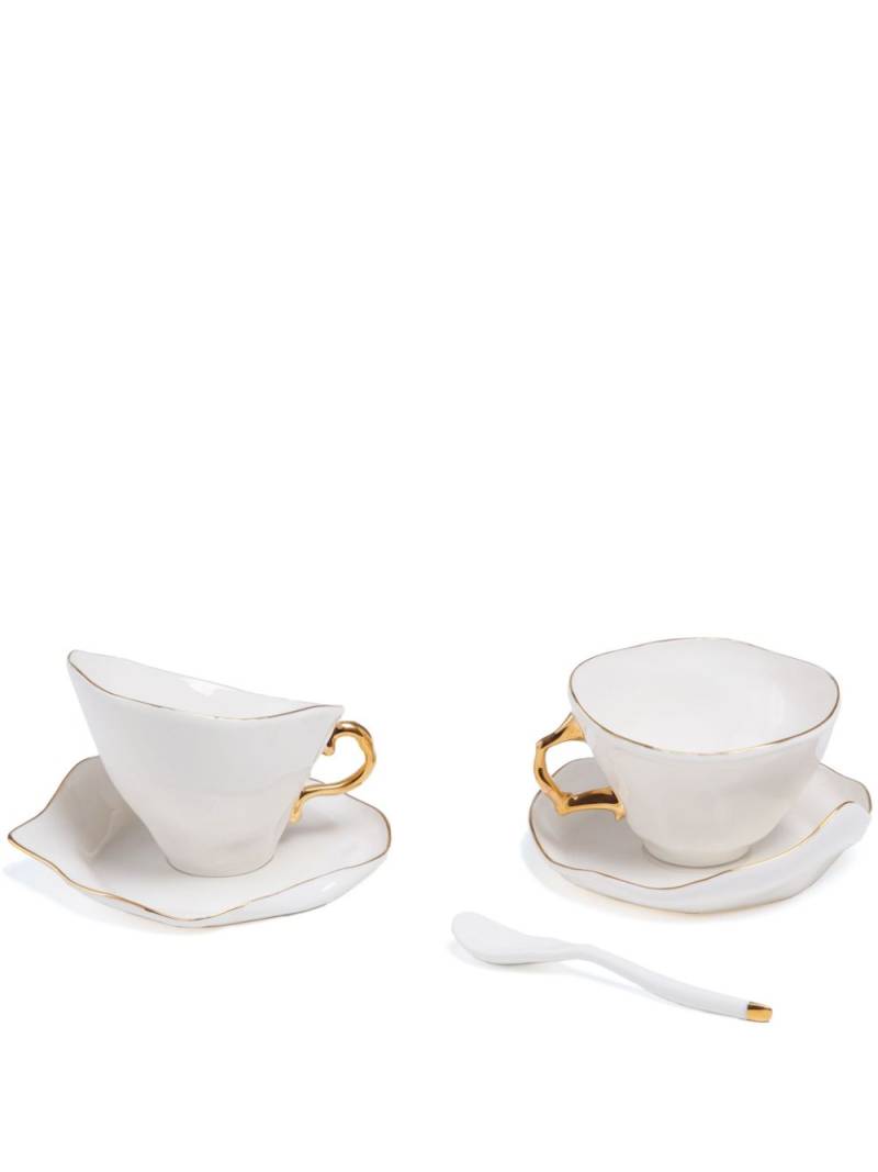 Seletti Meltdown tea cups (set of two) - White von Seletti