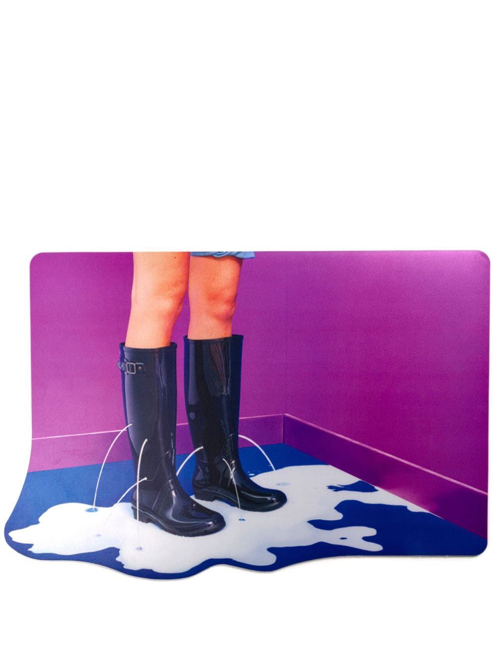 Seletti Milky Boots placemats (set of four) - Blue von Seletti