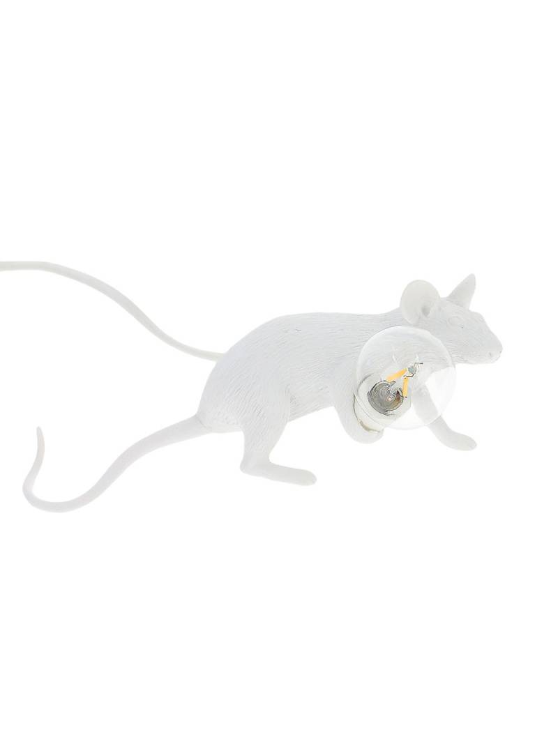 Seletti Mouse lying lamp - White von Seletti