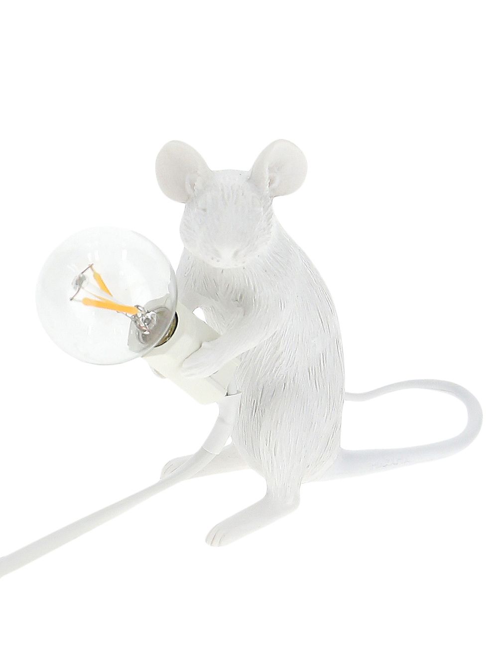 Seletti Mouse sitting lamp - White von Seletti