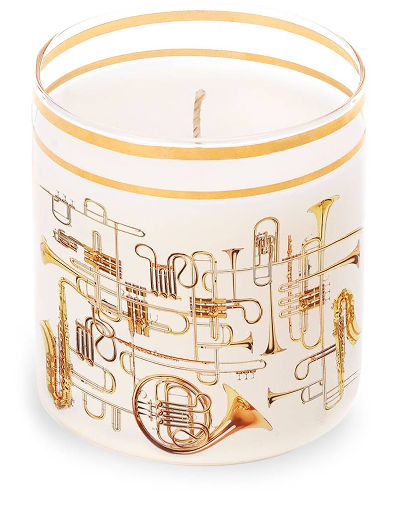 Seletti Trumpets porcelain candle - White von Seletti