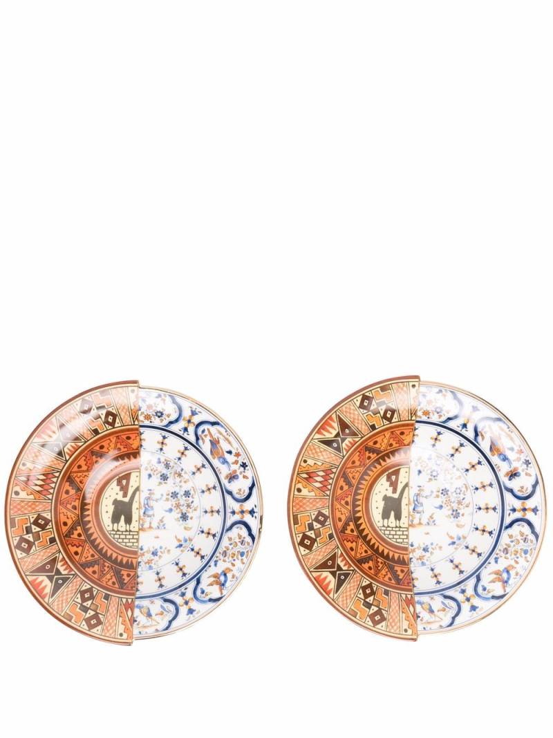 Seletti Tula hybrid soup plate (set of 2) - White von Seletti