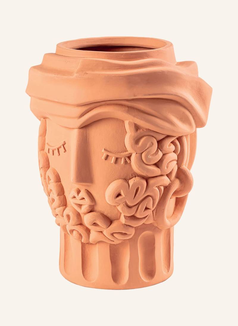 Seletti Vase Magna Graecia Man braun von Seletti