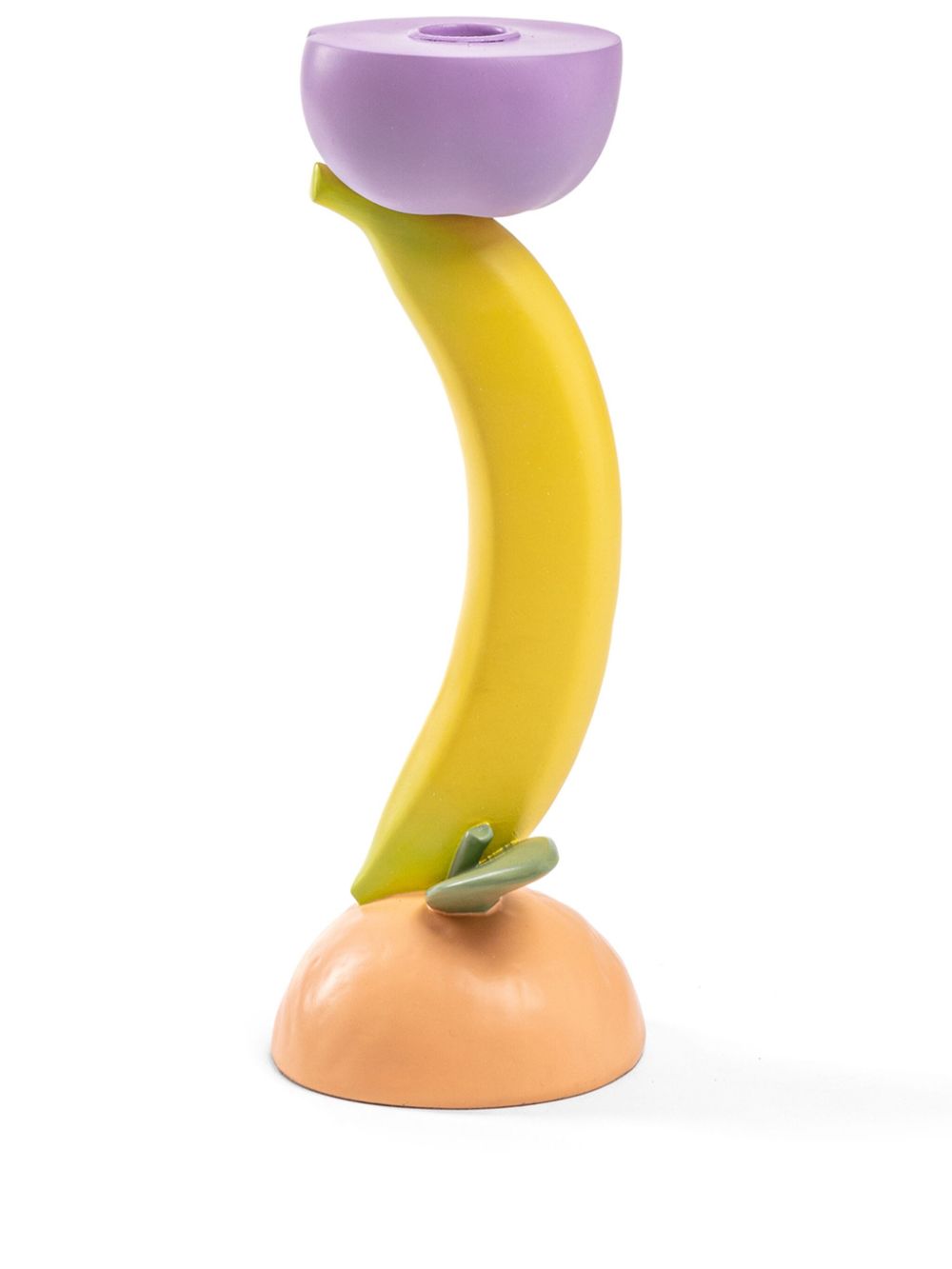 Seletti Vitamin Banana candle holder (26.5cm) - Yellow von Seletti