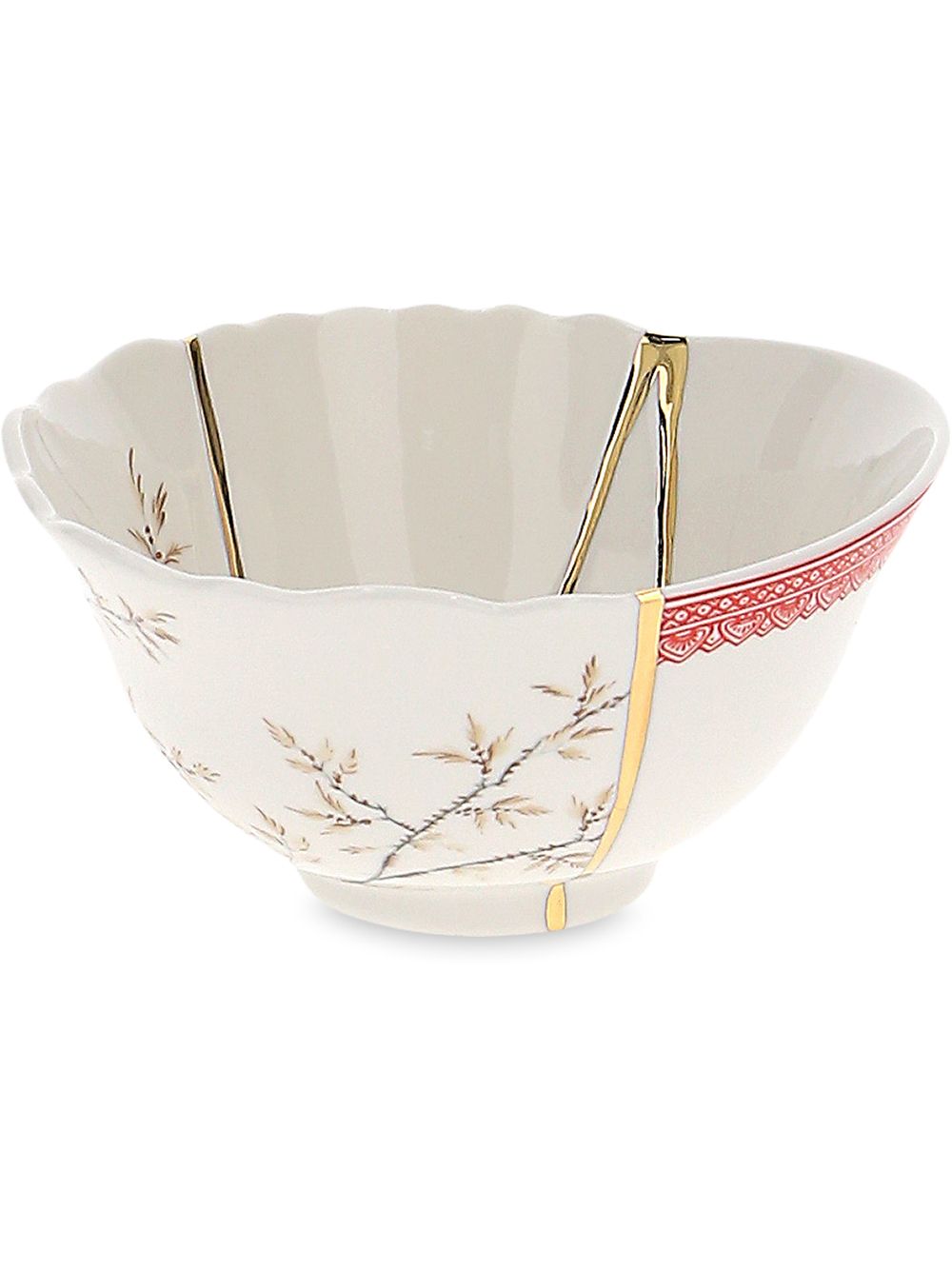 Seletti crack detail bowl - White von Seletti