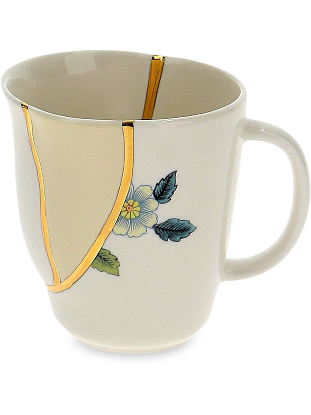 Seletti crack detail mug - White von Seletti