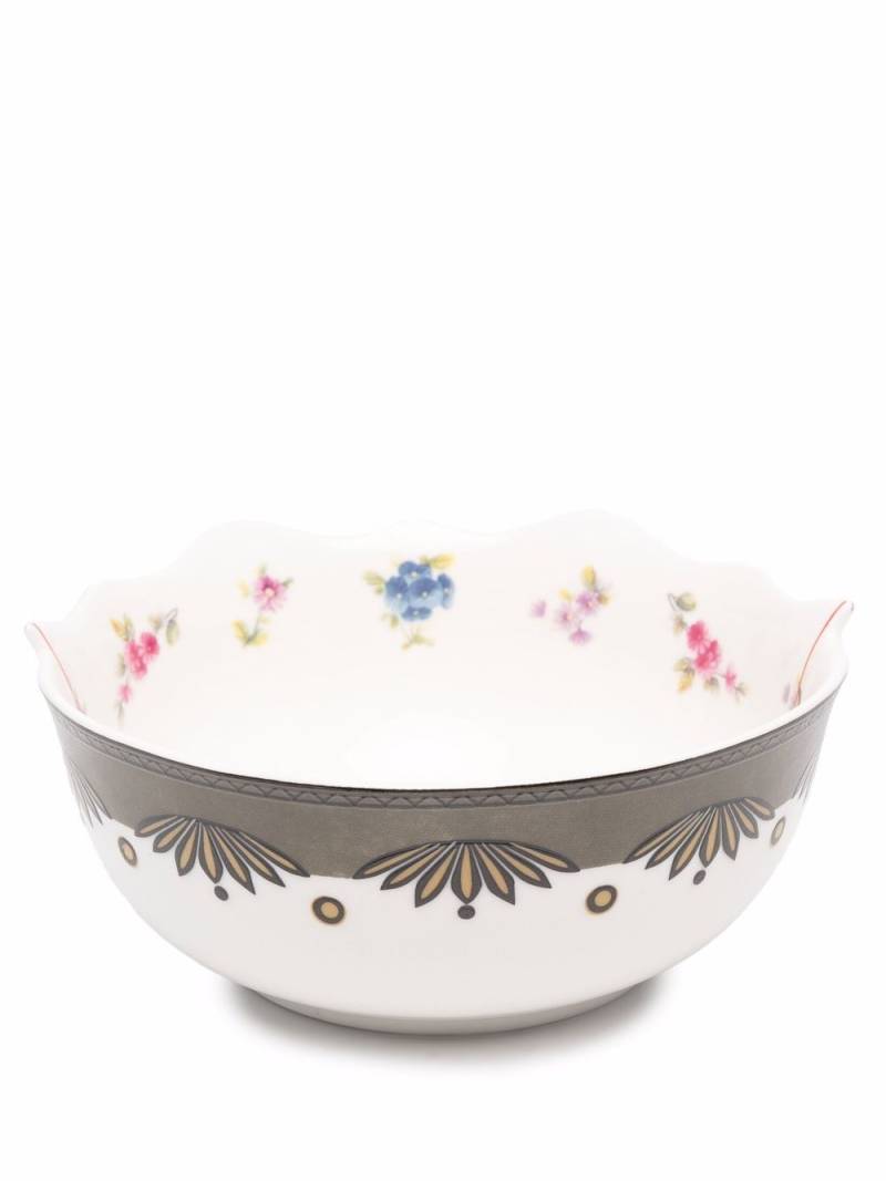 Seletti hybrid contrast-print bowl - White von Seletti