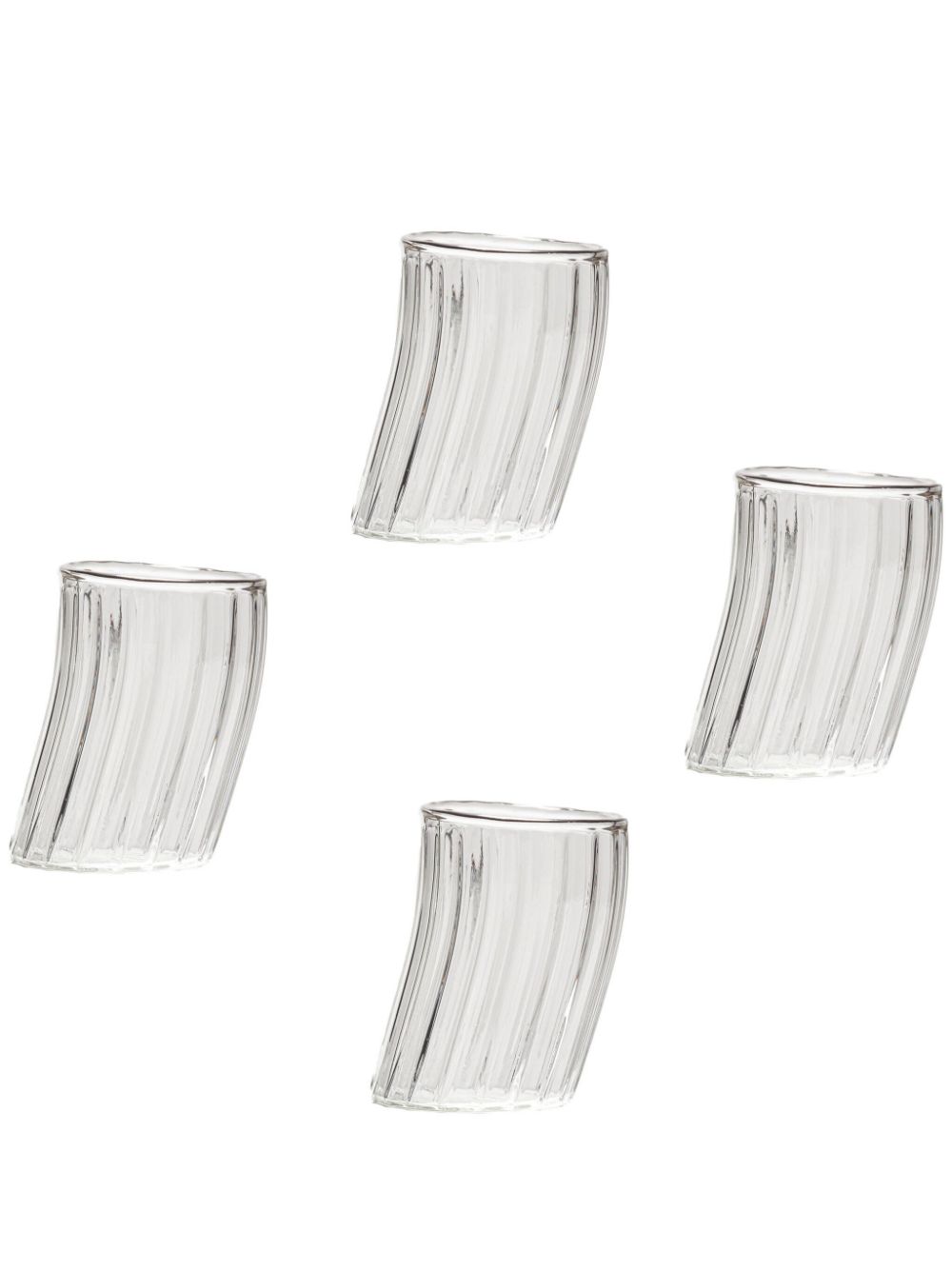 Seletti x Diesel Classics On Acid flute water glasses (set of four) - Neutrals von Seletti