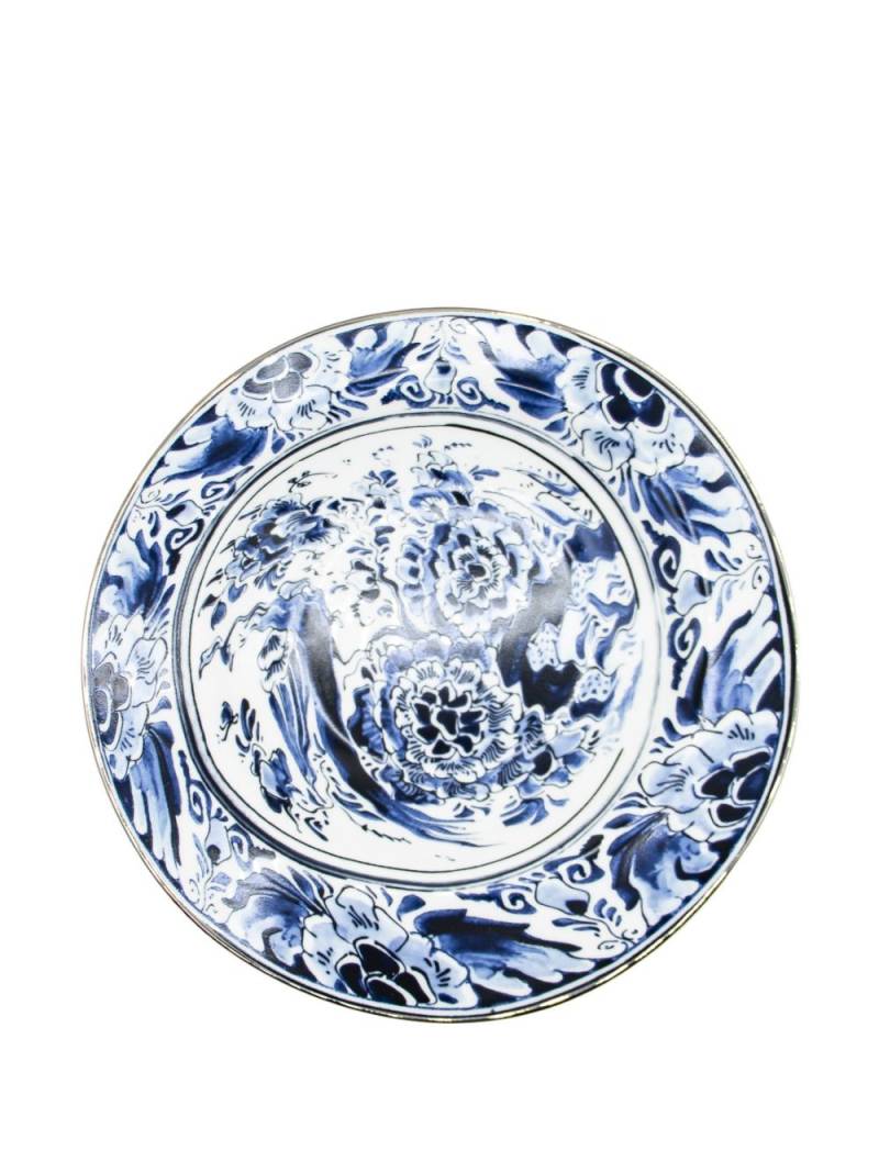 Seletti x Diesel Living Flower Bird soup plate (24cm) - Blue von Seletti